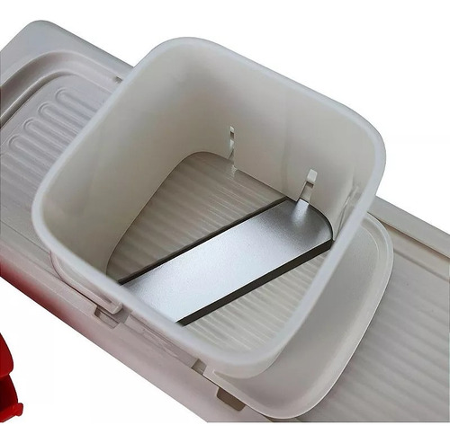 Super Chef Ralador Tupperware Mini Branco E Vermelho