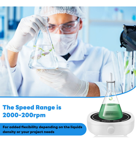 Placa Agitadora Portátil Magnetic Stirrer Lab Stir Mixer -fs