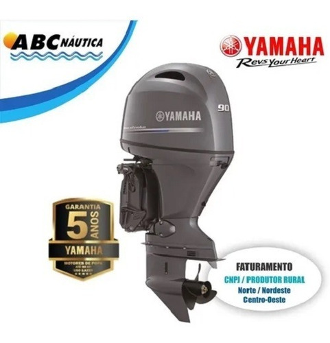 Imagem 9 de 10 de Motor De Popa Yamaha 90hp 4t Leia Anúncio