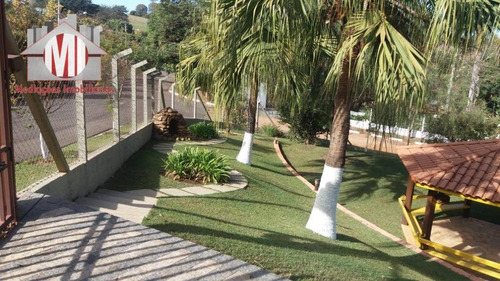 Imagem 17 de 17 de Linda Chácara Com Escritura, Em Loteamento Fechado De Chácaras, 04 Dormitórios, Pomar, Jardim, Piscina, À Venda, 1500 M² Por R$ 780.000 - Socorro/sp - Ch0825
