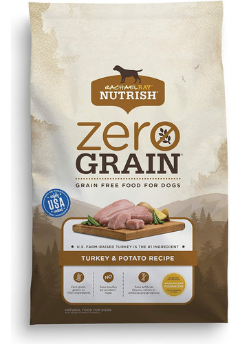 Rachael Ray Nutrish Zero Grain Natural Dry Dog Food, Turkey