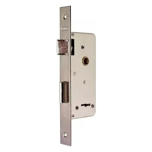 Cerradura para puerta abatible Prive 200 color plateado acabado zincado
