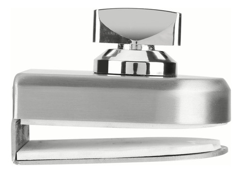 Chapa Para Puerta De Vidrio Baño 10-12mm Acero Inoxidable