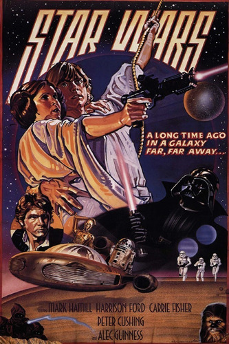 Poster Lona Vinilica - Star Wars Diseño Charlie White
