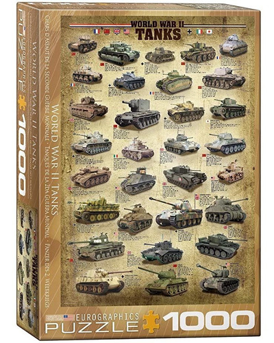 Eurographics Tanques De La Segunda Guerra Mundial - Puzzle D