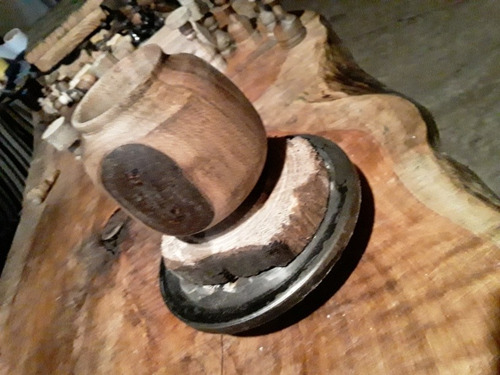 Artesanía. Tabla De Madera De Radal Con Cuencos