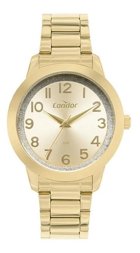 Relógio Condor Feminino Dourado Analógico Co2039bis4d