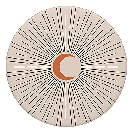 Popsoc Minimalista De Estética Bohemia Con Luna Creciente Br