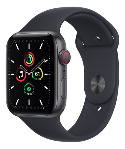 Apple Watch Se (gps+cellular) Sg Alu Midnight Sport 44mm