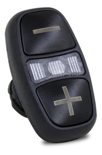 Botão Pulsador Frontal Duplo Iluminado Weg Csw Preto +/-