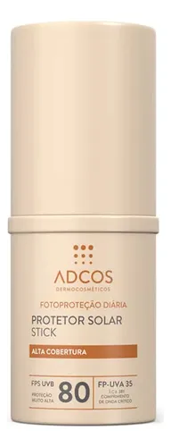 Adcos Protetor Solar Stick Tonalizante FPS 80 Beige 17g