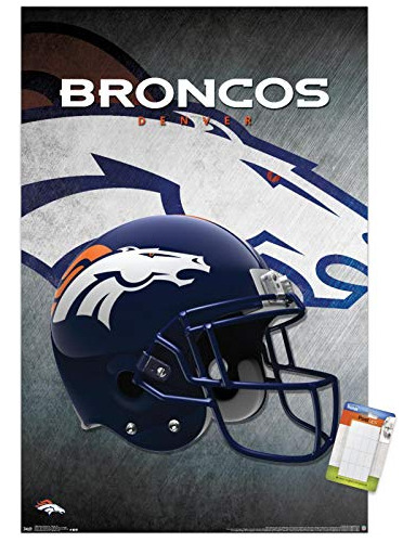 Trends International Nfl Denver Broncos - Casco 16 Wall Post
