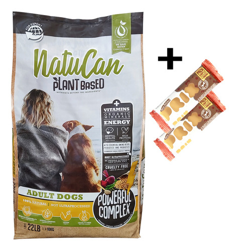 Alimento Balanceado Vegano Natucan 10kg + 2 Prix De Regalo!