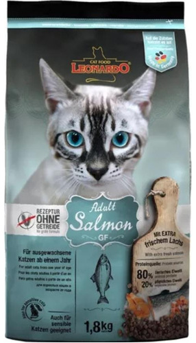 Alimento Leonardo Gato Adulto Salmón 1.8 Kg