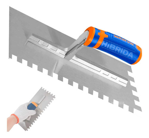 Espátula Para Yeso Llana Dentada Wadfow Empaste Mayolica