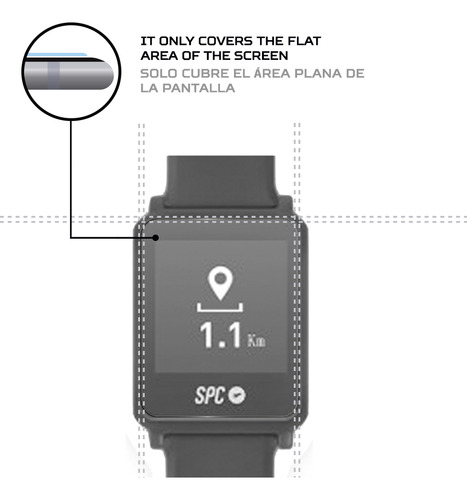 Protector Pantalla Antishock Para Spc Smartee Training 9616t