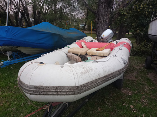 Zodiac Oro 470 Con Motor Honda 20 Hp 4t Con Trailer
