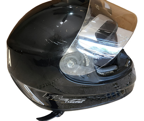 Casco Ls2 Ff375 Combat Usado Negro Lisa L (Usado)