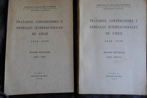 Tratados ,convenciones  Y Arreglos Internacionales De Chile