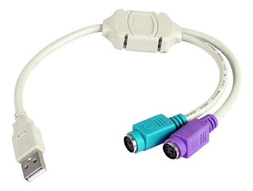 Cable Adaptador Usb A Ps/2 Teclado-mouse