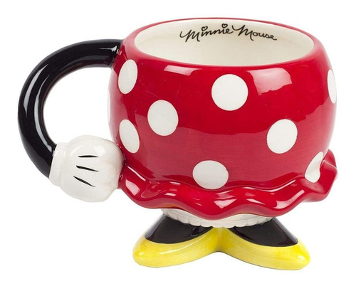 Fab Starpoint Disney Minnie Mouse - Taza Roja Con Brazo, Tal