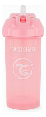 Vaso Con Bombilla Straw Cup 360ml Rosado