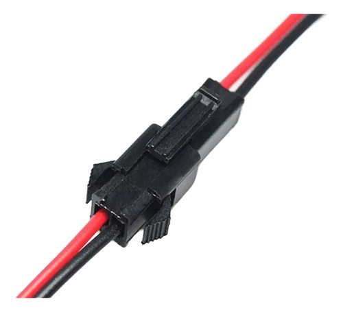 Conector Jst 2 Pinos Macho/fêmea Com Fio ( 10 Pares )