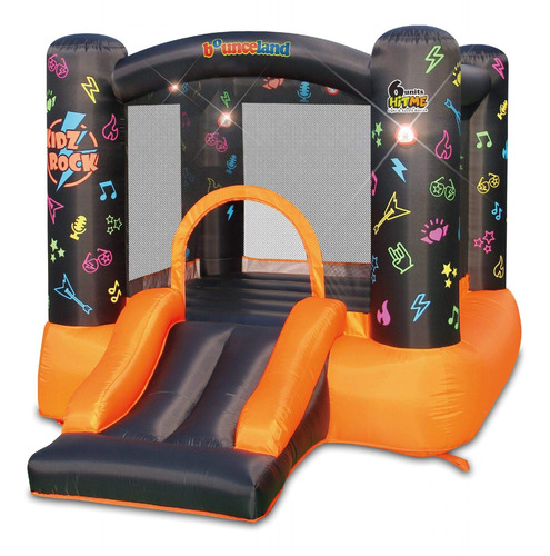 Inflable Bounce House Kidz Rock Con Luces Y Sonido