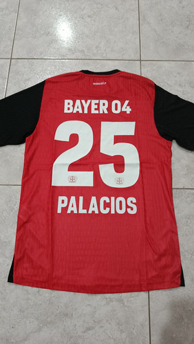 Camiseta Bayer Leverkusen Titular 24/25 #25 Palacios (Usado)