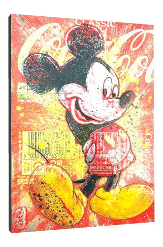 Cuadro Mickey Mouse Pop Art Listo Para Colgar