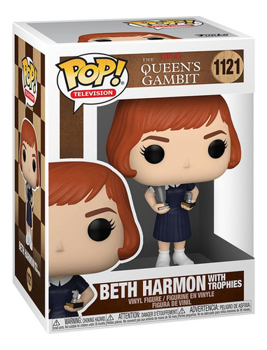 Funko Pop Queen S Gambit - Beth Harmon W/trophies 1121