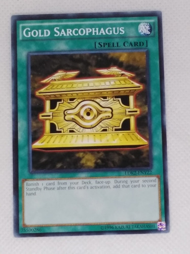 Gold Sarcophagus Cofre De Oro Sellado Común Yugioh Mercado Libre