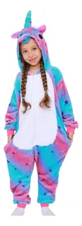 Pijama Kigurumi Mameluco Unicornio Lila Kawai