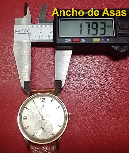Imagen 8 de 9 de Reloj Omega Oro Cal265 Cuerda Tresor 1954 Original Impecable