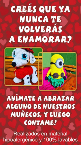 Imagen 3 de 10 de Juguetes Amigurumis!! Todos Los Diseños Que Puedas Imaginar