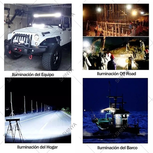 Barras Led Automovil 156w Blanco 51cm 24v Para Jeep Faros