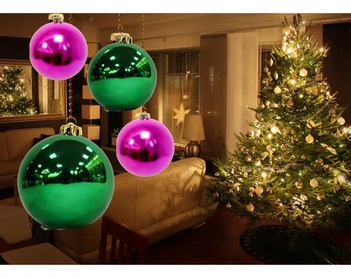 Esferas navideñas gigantes  Christmas decorations, Beautiful