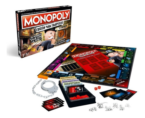 Imagen 4 de 7 de Juego de mesa Monopoly Tramposos Hasbro E1871