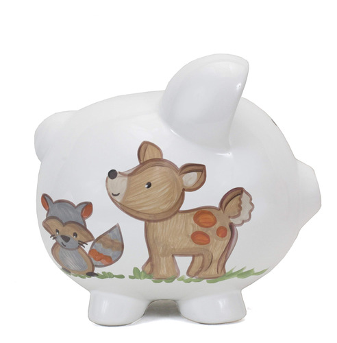 Child To Cherish Alcancia De Ceramica Para Ninos, Bosques