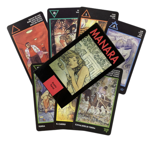 Mazo De Adivinación Del Tarot Con Cartas Del Oráculo De Dios