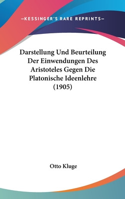 Libro Darstellung Und Beurteilung Der Einwendungen Des Ar...