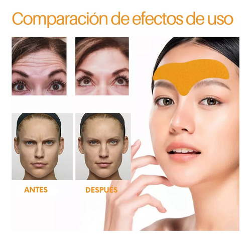 20 Parches Anti Arrugas Mascarilla Facial Colágeno Frente Tipo De Piel Normal