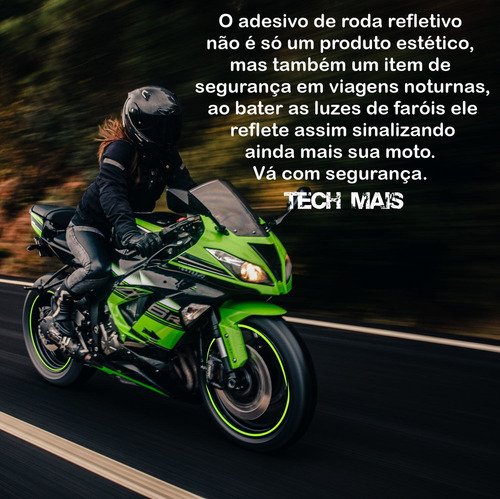 Imagem 6 de 6 de Kit Friso Adesivo Refletivo Yamaha Fazer 250 Frete Grátis