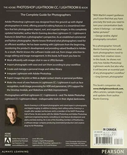 Book : The Adobe Photoshop Lightroom Cc / Lightroom 6 Book.
