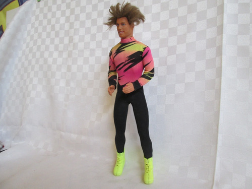 Ken Mattel 1990 - Muñecas Barbie Articuladas 30 Cm. (Usado)