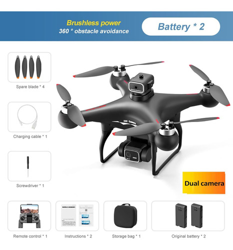 Dron S116 Con Cámara 4k Para Adultos, Cuadricóptero Rc Con E