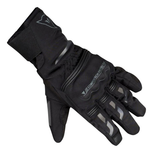 Luva Dainese Tempest D-dry Long Impermeável Big Trail Quente Cor Preto Tamanho M