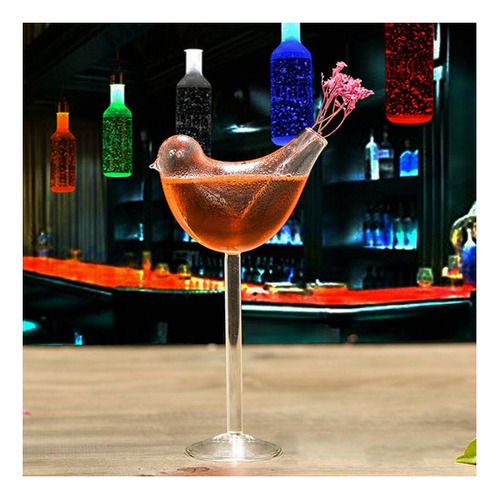 * Vasos Para Bebidas De Cóctel Con Forma De Pájaro Para
