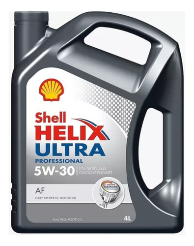 Aceite Shell Helix Ultra Pro Af 5w30 Sintetico 4 L