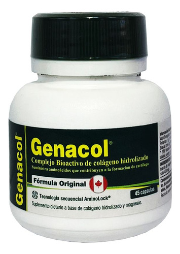 Genacol Colágeno Hidrolizado Fórmula Original 45 Cápsulas